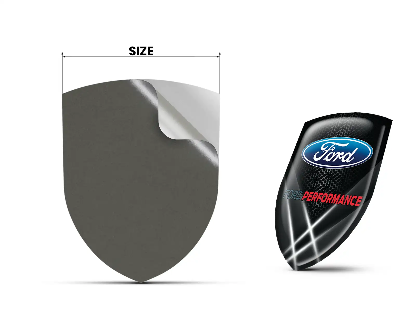 Ford Pegatina En Relieve Auto Máximo Estilo Pro Resistente